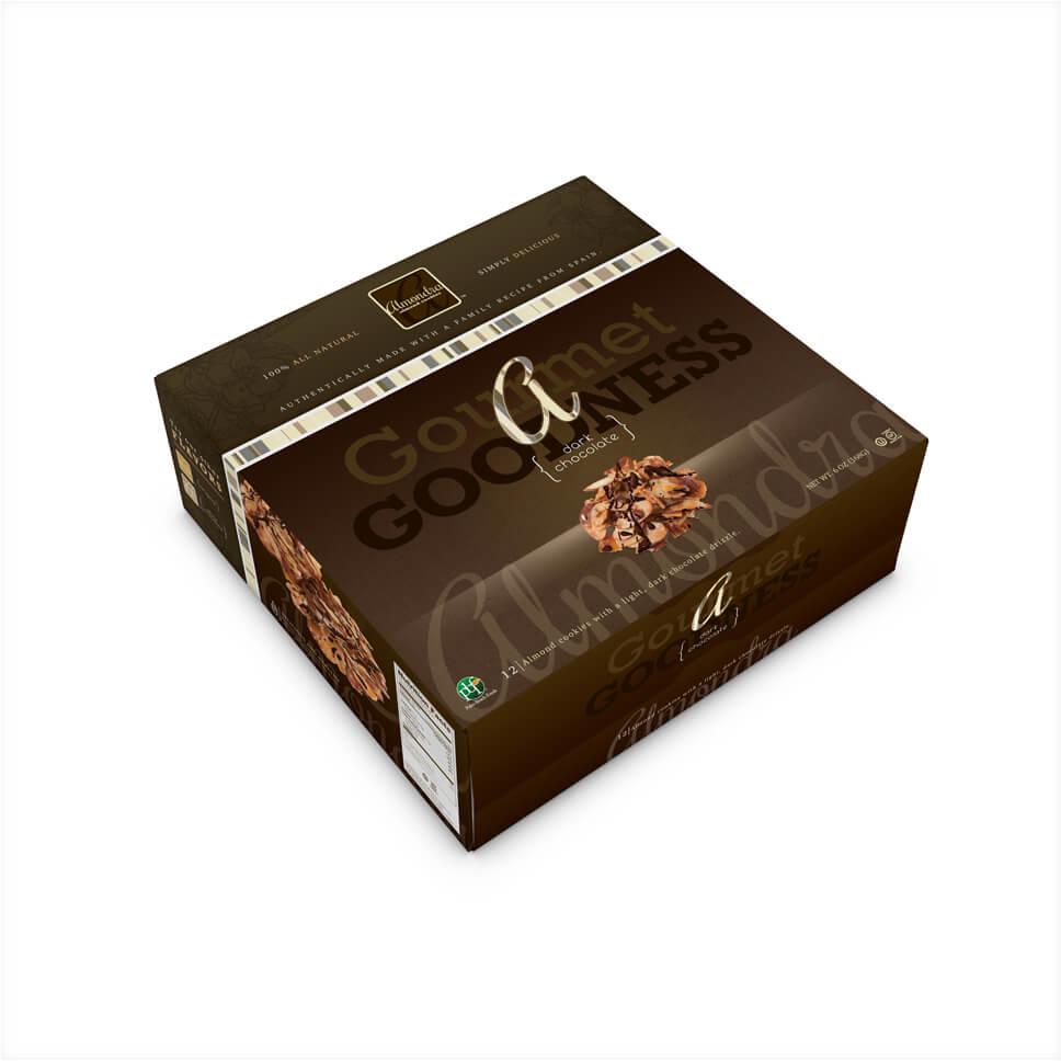 Almondra - Dark Chocolate 12 CT Box