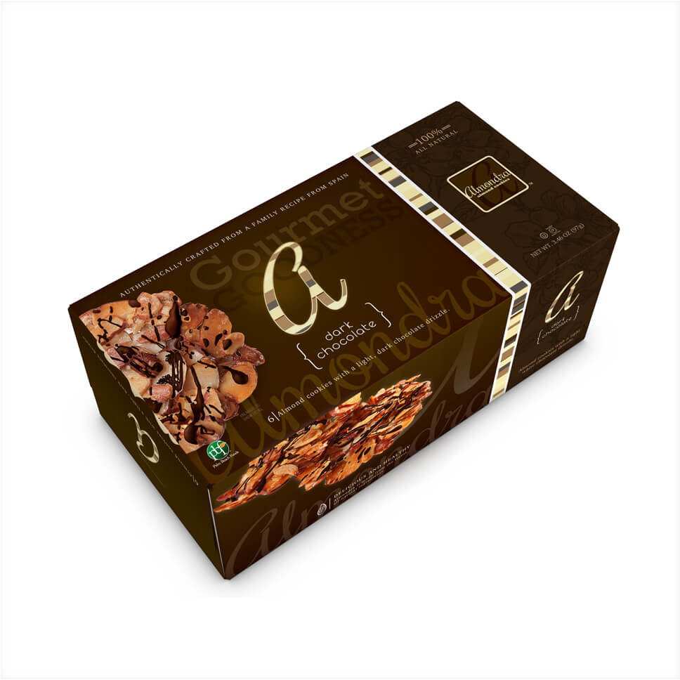 Almondra - Dark Chocolate 6 CT Box Almondra - Dark Chocolate 6 CT Box