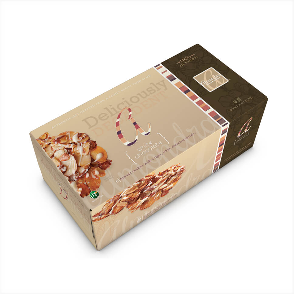 Almondra - White Chocolate 6 CT Box