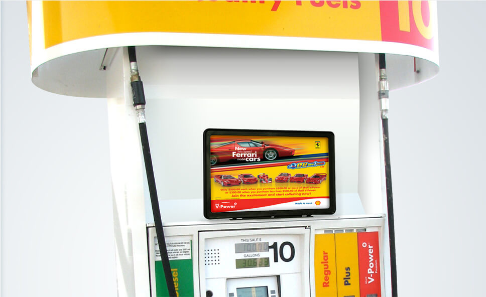 Shell Jamaica - Pump Topper Design: Ferrari Model Car Promo