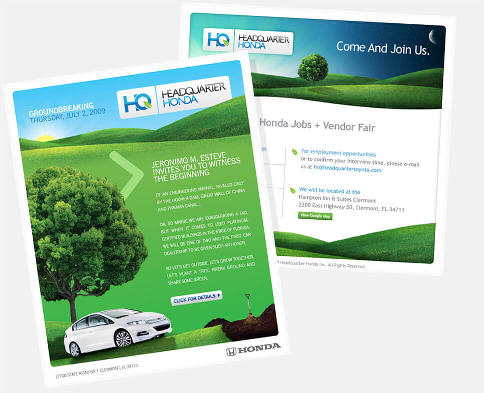 Headquarter Honda Email Designs Headquarter Honda Email Designs