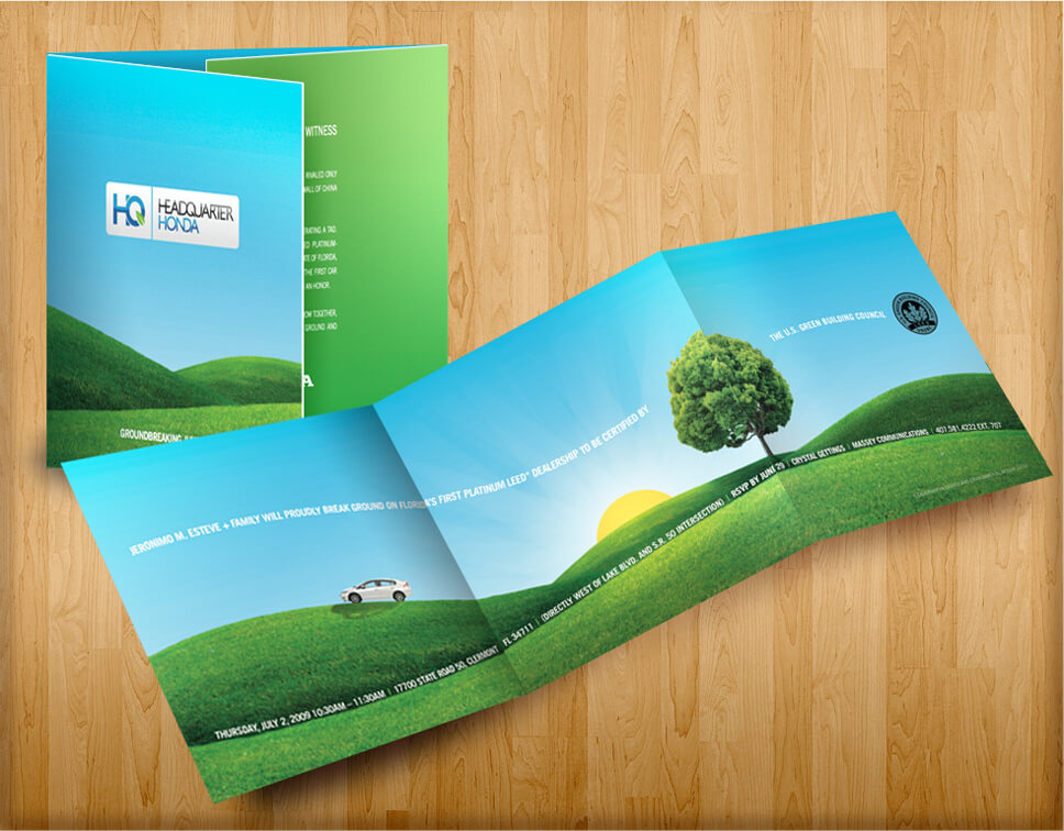 Headquarter Honda Brochure Design Headquarter Honda Brochure Design