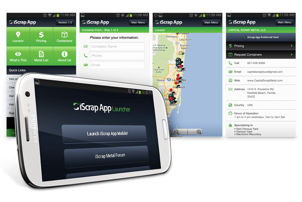 iScrap Mobile App Interfaces - Droid iScrap Mobile App Interfaces - Droid