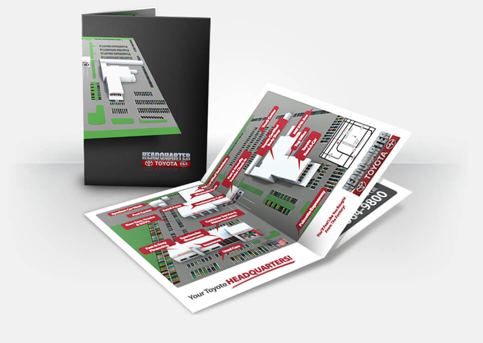 Headquarter Toyota Brochure Design Headquarter Toyota Brochure Design