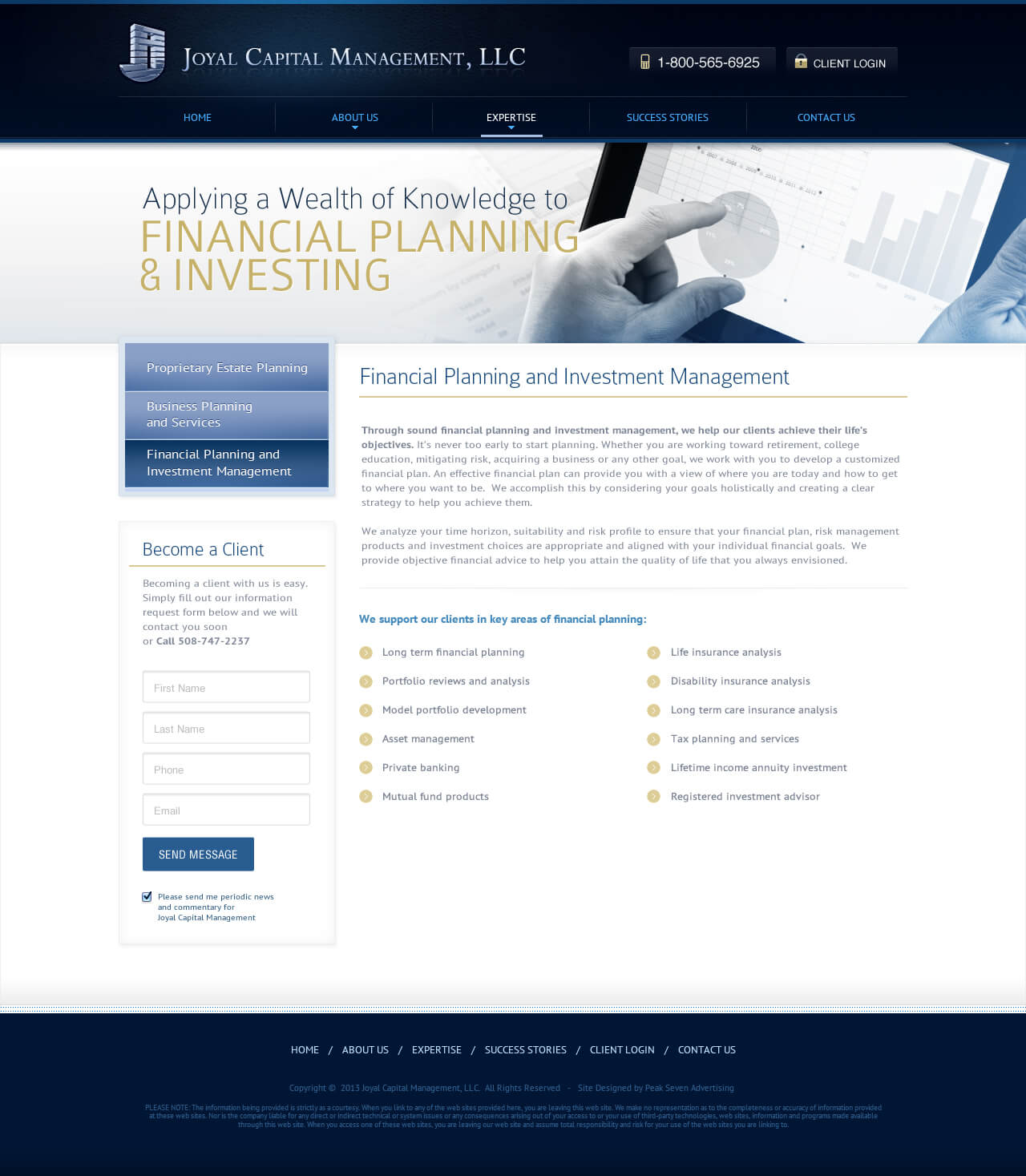 Financial Planning Details Financial Planning Details