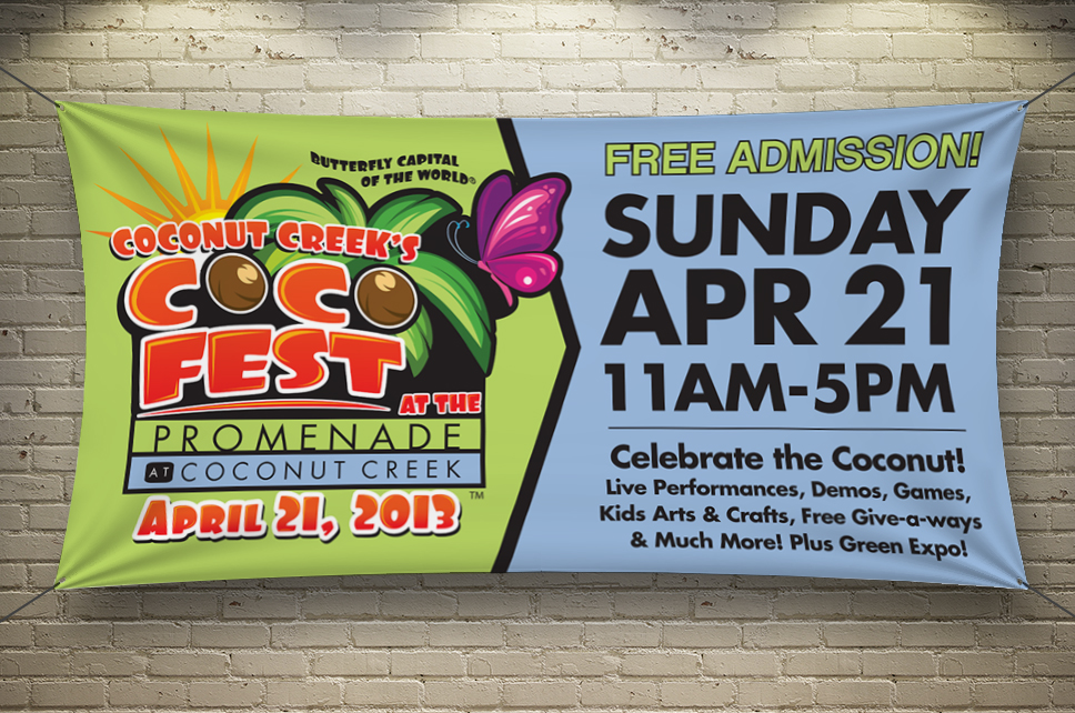 Promenade Cocofest Banner Promenade Cocofest Banner