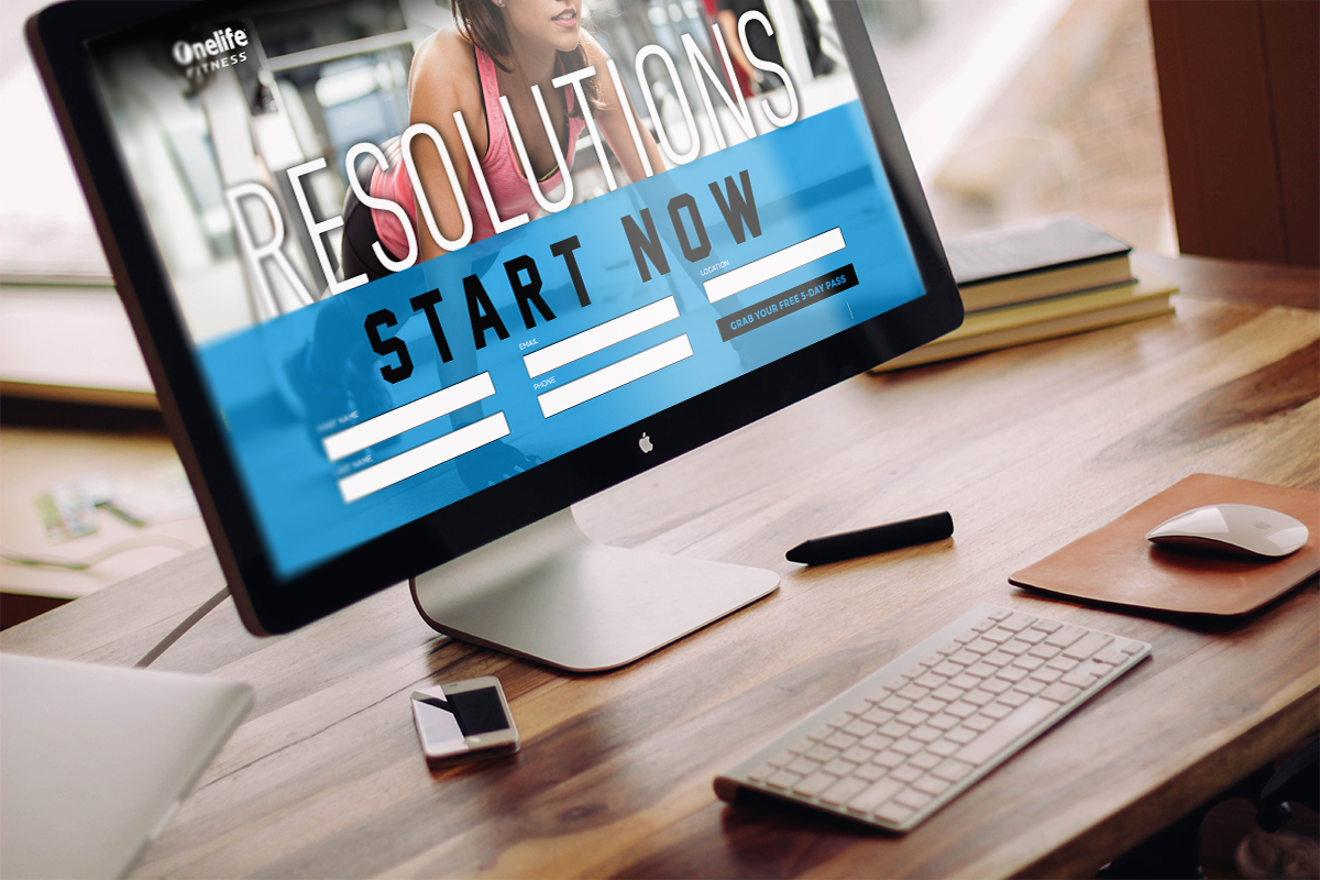 OneLife Fitness - Optimized lead generation landing page design & development OneLife Fitness - Optimized lead generation landing page design & development