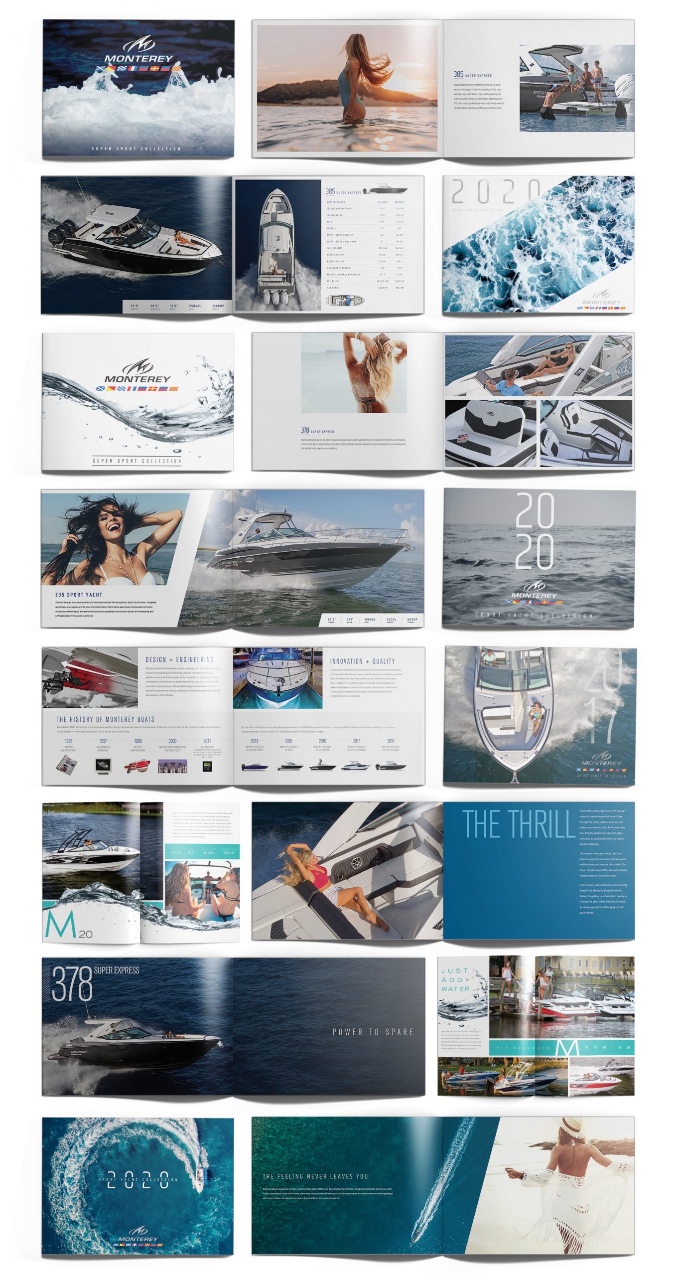 Monterey Boats Catalog Design