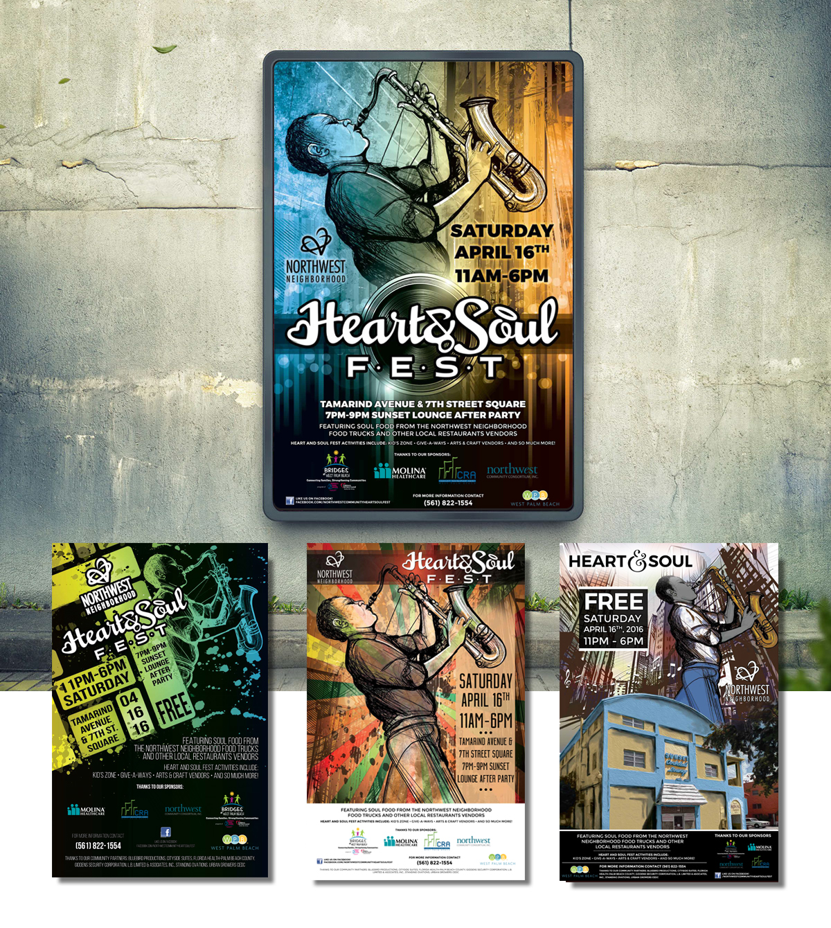 Heart & Soul Music Fest Branding Heart & Soul Music Fest Branding