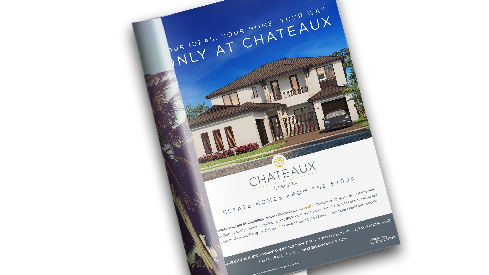 Chateaux at Parkland Magazine Advertisement Chateaux at Parkland Magazine Advertisement